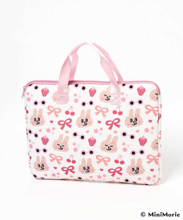 【BUNNI KONBINY meets tiny tiny】「PCケース」3,690円　総柄で華やか♪