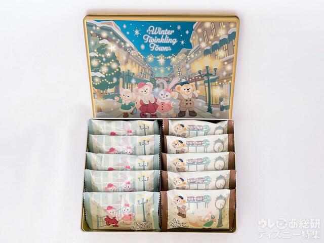 「 ダッフィー＆フレンズのウィンター・トゥインクリング・タウン」チョコレートカバード・ラスク