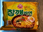 【モナミ食堂】選んだごまラーメン。日本にも同じ名前のラーメンがあるけど、韓国製は初体験