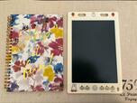 【宝島社　miffy 繰り返し書いて消せる！ マルチに使えるデジタルメモBOOK　いちごとケーキ柄 】ノートのように使えるのが嬉しいサイズ