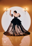 KIYOKO HATA（キヨコハタ）×marry（マリー）新作ウェディングドレス　KH-0038_Black×Beige