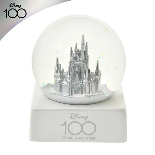 ミッキー＆フレンズ スノードーム 城 The Disney100 Platinum Celebration Collection 5,500円
