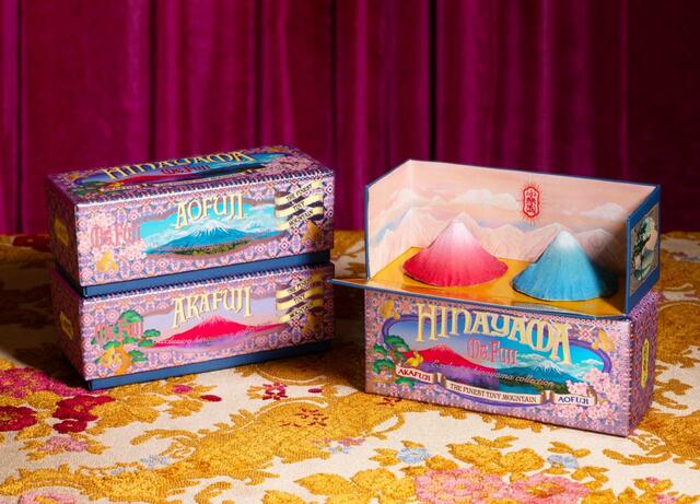 「雛山富士山（2個入）」＜¥1,950（税込）＞【Shorakuenʼ s The Utopian Hidden Mountains】