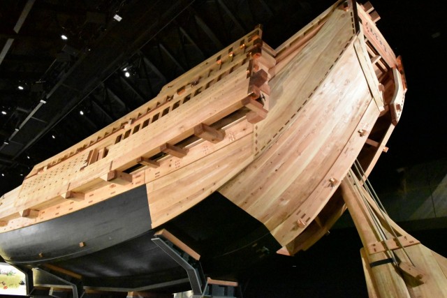 長さ約20メートルの「弁財船」を再現