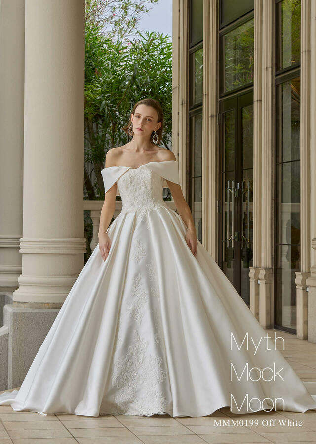 クラウディア「Myth Mock Moon（ミスモックムーン）」新作ウェディングドレス　MMM0199_Off White