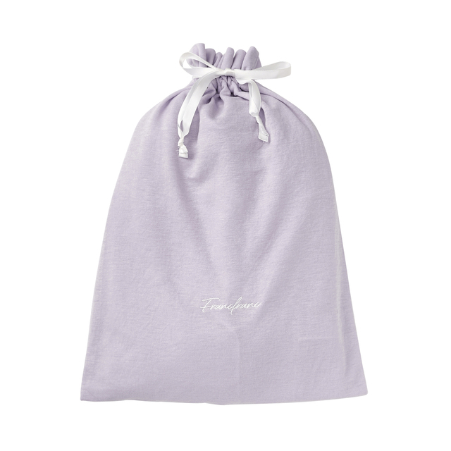 接触冷感 レーヨン混 ライトパープル