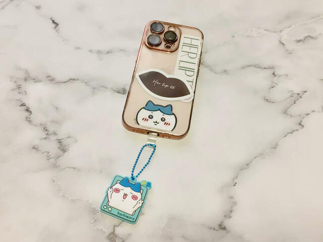 スマホのフォンタブにつけてもキュート！