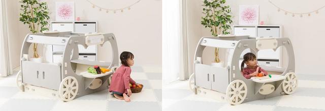 ニトリ「やわらか素材・ふわふわキッズシリーズ」ふわふわキッズ：馬車