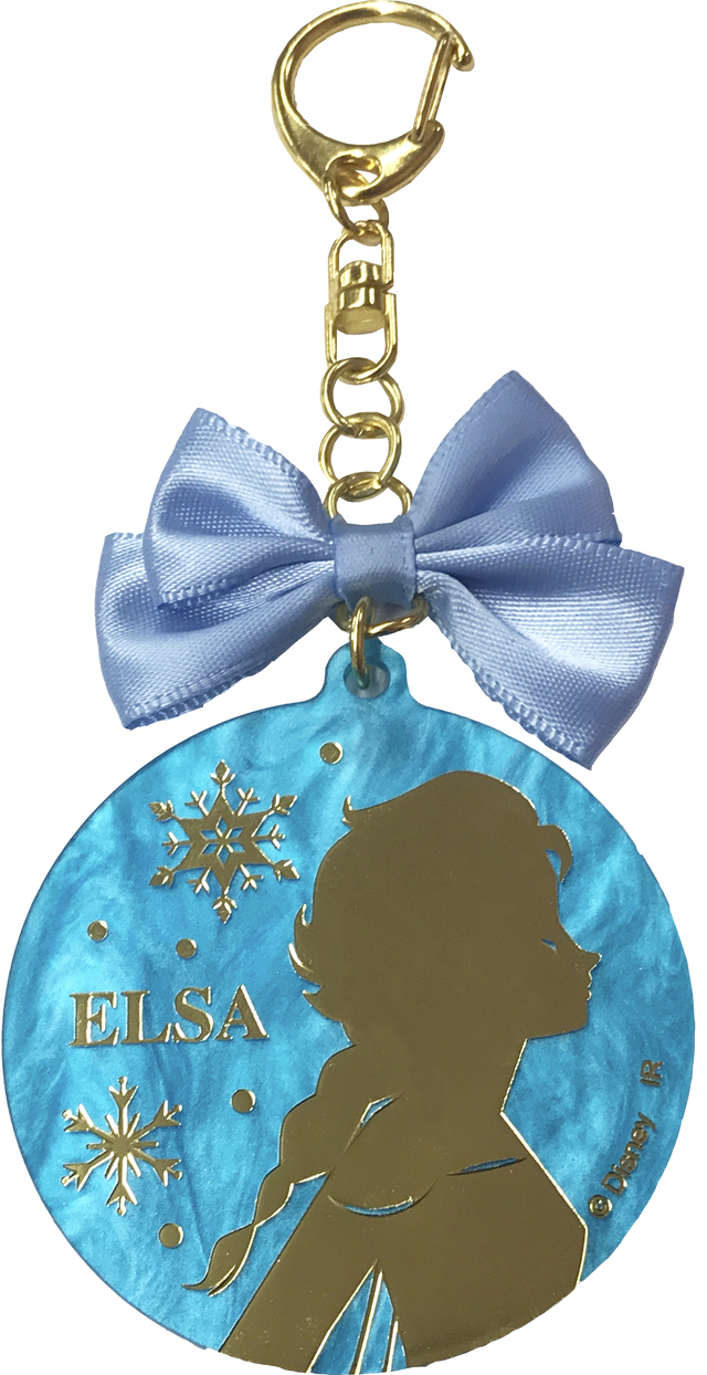 マーブルアクリルキーホルダー（エルサ）｜970円