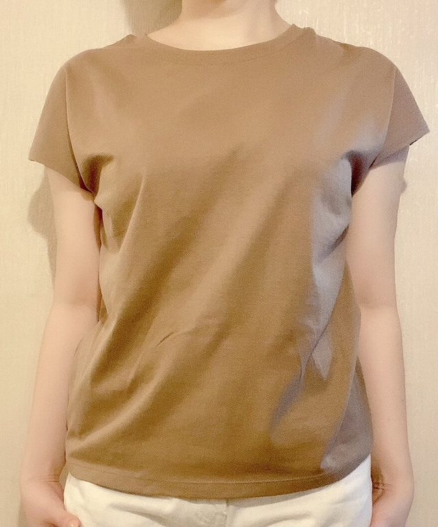 【UNIQLO（ユニクロ）】スムースコットンフレンチスリーブT（半袖）／税込1,000円