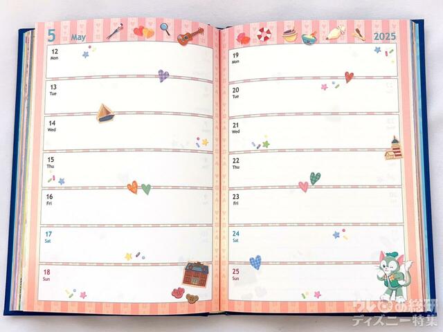 東京ディズニーリゾート　2025 手帳