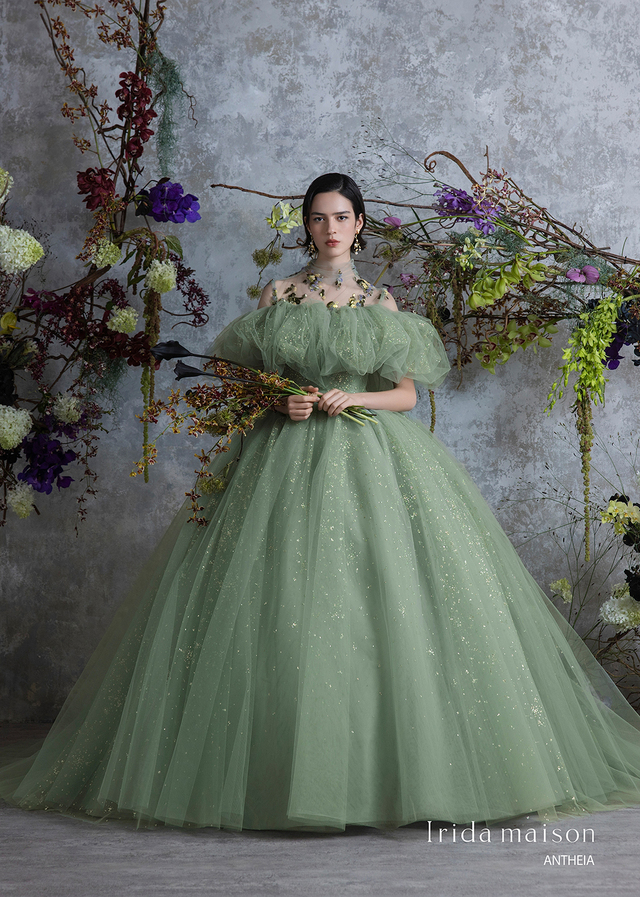 クラウディア|「Irida maison(イリーダメゾン)」新作ウェディングドレス|IM-0048_Green