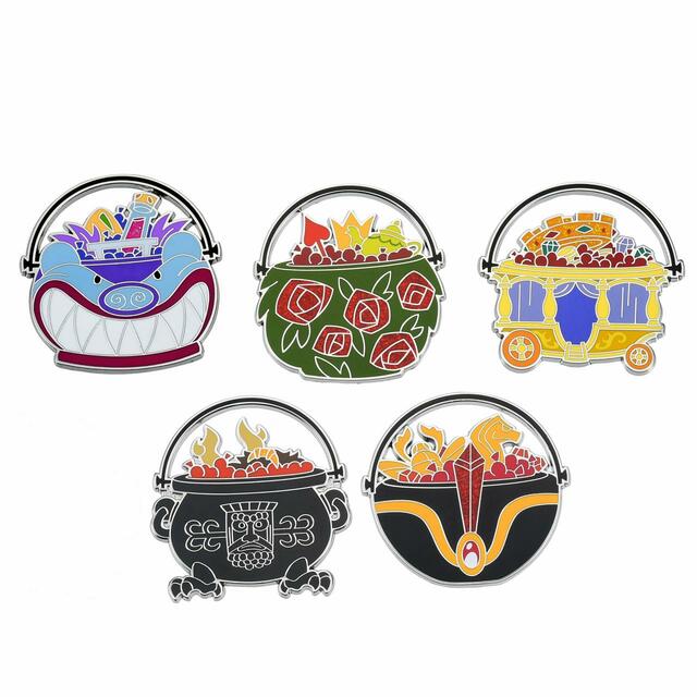 ディズニーヴィランズ シークレットピンバッジ バスケット DISNEY HALLOWEEN 2023 2,310円
