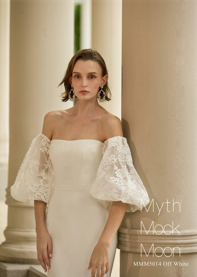 クラウディア「Myth Mock Moon(ミスモックムーン)」新作ウェディングドレス MMM5014_Off White