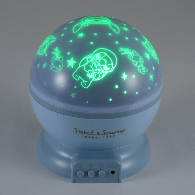 スティッチ＆スクランプ ルームプロジェクター Disney Stitch＆Scramp OHANA LIFE 4,400円