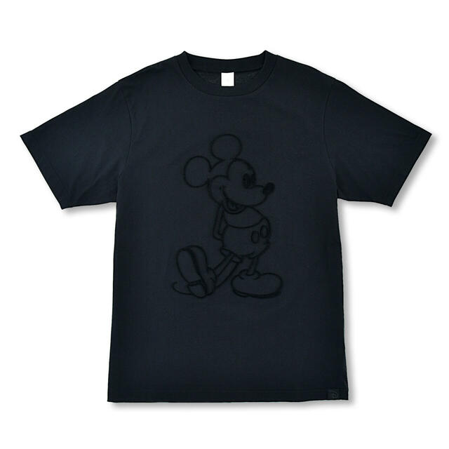ミッキー 半袖Tシャツ スタンディングポーズ ブラック M L MAGICAL LABEL 4,400円