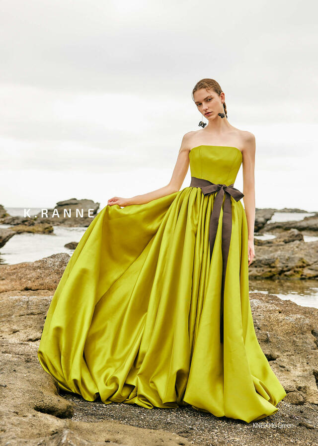 クラウディア|「K.RANNE-クランネ-」新作ウェディングドレス|KNE0046_Green