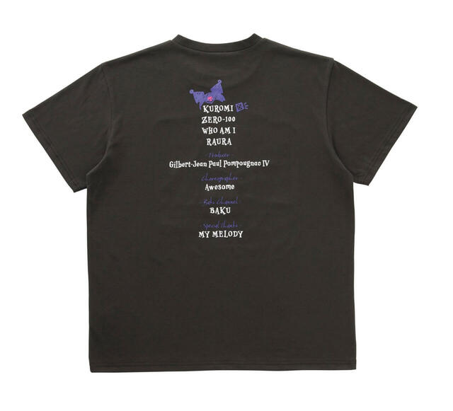 Tシャツ 4,500円｜ユニバーサル・スタジオ・ジャパン「クロミ・ライブ ～世界クロミ化ツアー クリスタル・クリア～」グッズ