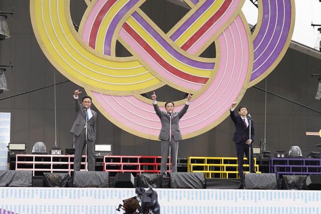 ももいろクローバーZ「ももクロ 春の一大事2022 ~笑顔のチカラ つなげるオモイ in 楢葉・広野・浪江 三町合同大会~」 撮影:上飯坂一