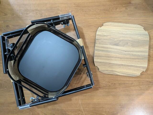 【アイリスオーヤマ マルチワゴン角型 3段】部品は本体と木天板の2つだけ！