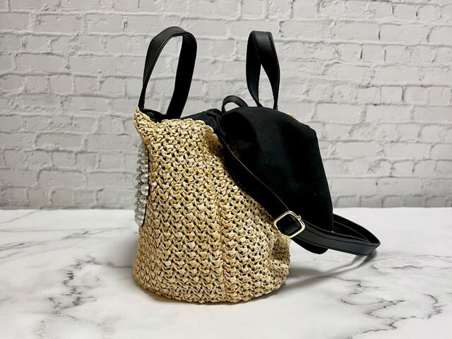 横からみても可愛いフォルム！【a-jolie（アジョリー）PEARL BASKET 2WAY BAG】