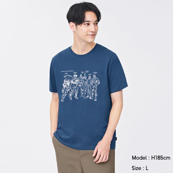 グラフィックT(半袖)MARVEL 2+E 990円