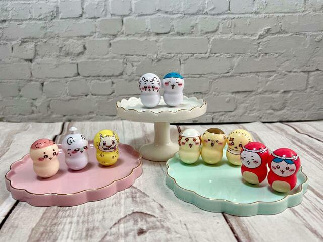 全部をかわいいお皿の上に並べてみました♪見ているだけで癒される〜！