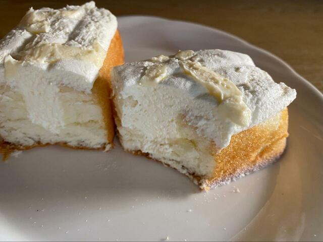 【LAWSON　Uchi Café×Milk MILKシフォンケーキ みるく＆バター】深煎りコーヒーにピッタリのスイーツ