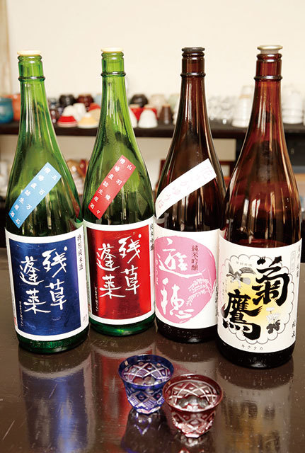 都内「うまい魚＆酒」が味わえる名店／日本酒BAR 希紡庵（池袋）　「残草蓬莱 純米大吟醸」など貴重なお酒も扱う。日本酒半合（90ml）450～500円、60ml300円～。