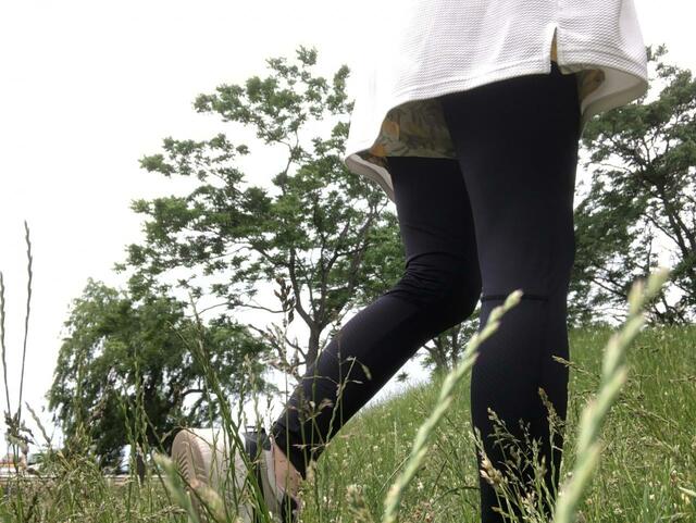 【ワークマン レディースクールシールドネオ冷感レギンス】張り付く感じもなし！