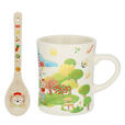 マグカップ＆スプーン 3,200円｜東京ディズニーシー「ダッフィー＆フレンズ・ワンダフルキッチン」スペシャルグッズ｜発売日：2025年1月15日（水）