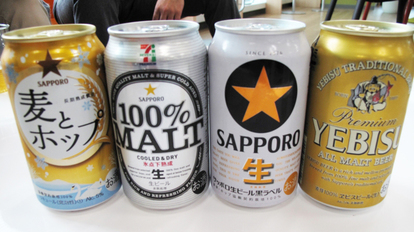 ビール 本日発売の新ビール『セブンプレミアム 100％MALT』をヱビス、黒ラベル