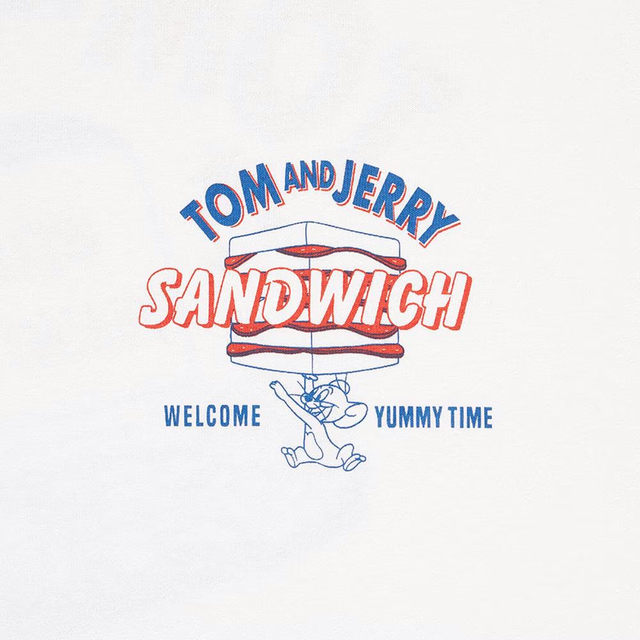 グラフィックT(5分袖) ¥1,290｜GU「トムとジェリー」コレクション