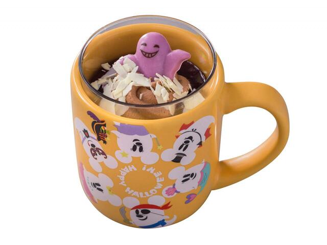 カシス＆チョコムース 550円（スーベニアカップ付きプラス550円）｜「ディズニー・ハロウィーン」スペシャルメニュー｜東京ディズニーリゾート40周年“ドリームゴーラウンド”｜販売店舗：東京ディズニーランド「スウィートハート・カフェ」、東京ディズニーシー「ザンビーニ・ブラザーズ・リストランテ」｜発売日：2023年9月1日（木）