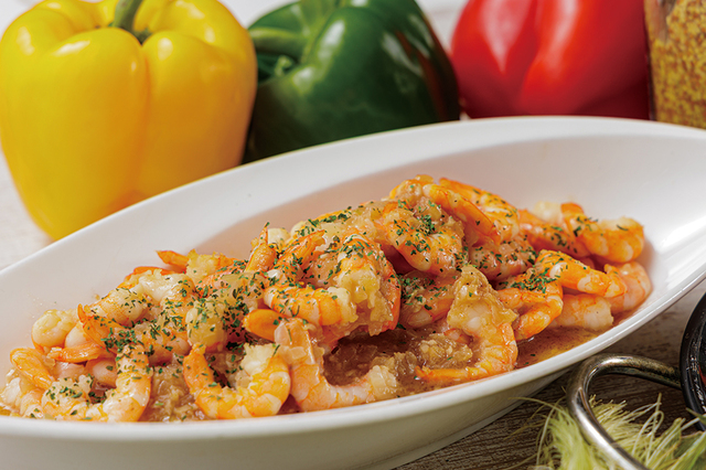 アメリカからは「ガーリックシュリンプ」【＼世界を旅する／食べ放題ランチ -2025 夏-】