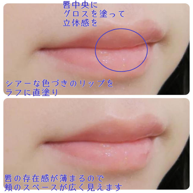 求心顔メイクのポイント