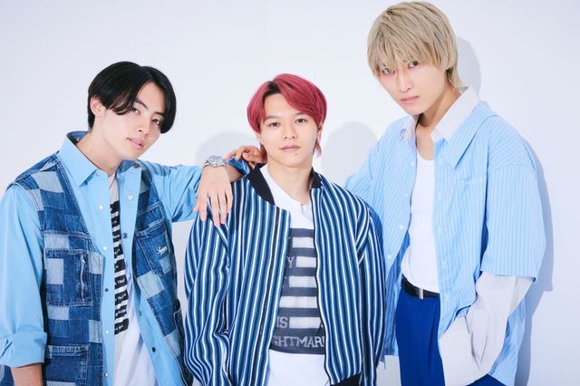 SUPER★DRAGON（左から松村和哉、志村玲於、飯島颯）