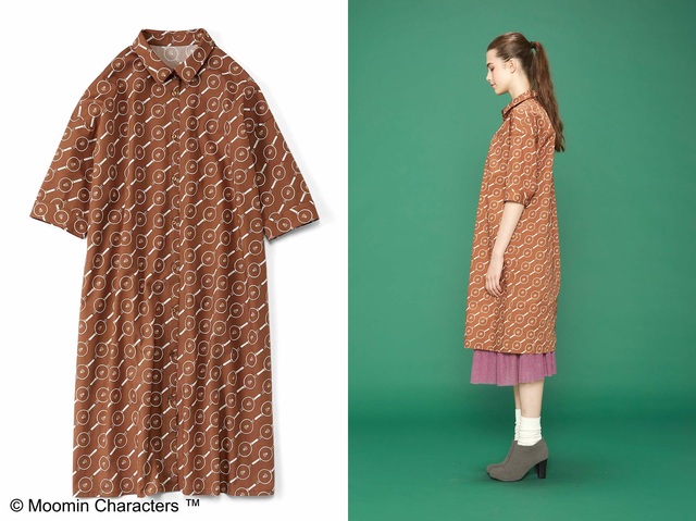 リトルミイ ちょこんとかわいい 虫眼鏡プリントワンピース 6,700円（税別）