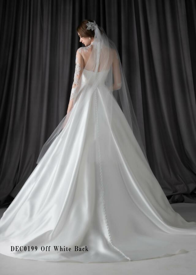 「Clef a décor-クレアデコール」新作ウェディングドレス　DEC0199_Offwhite