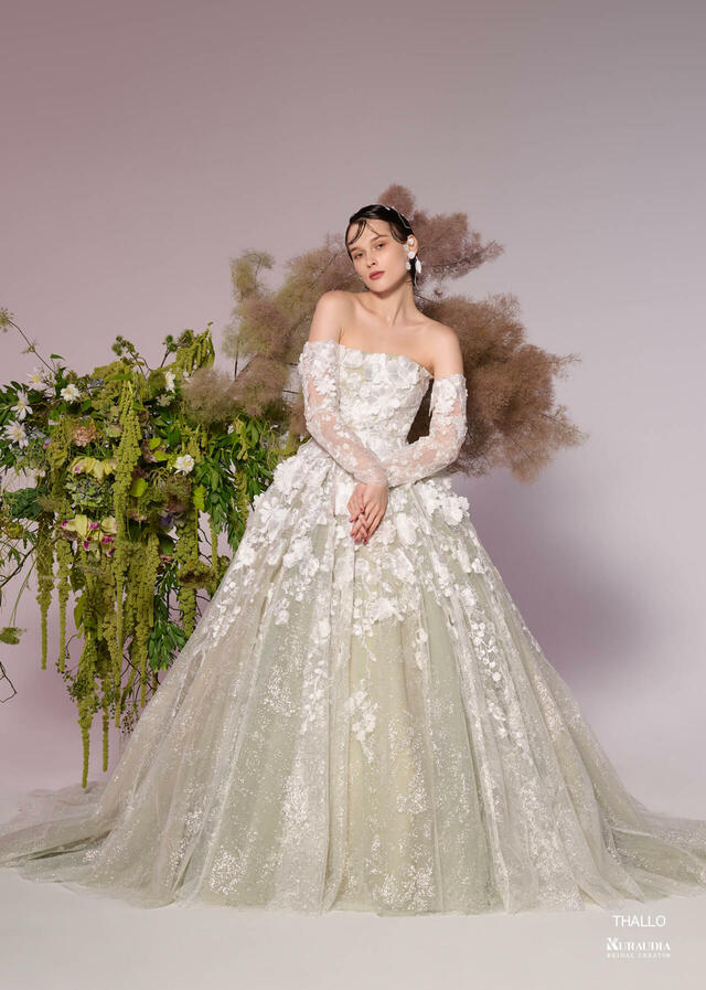 「Irida maison(イリーダメゾン)」新作ウェディングドレス IM-0034_Green