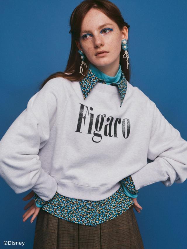 FIGARO/スウェット ¥16,500｜FURFURディズニーコレクション