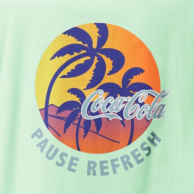 グラフィックT(5分袖) Coca-Cola ¥1,490