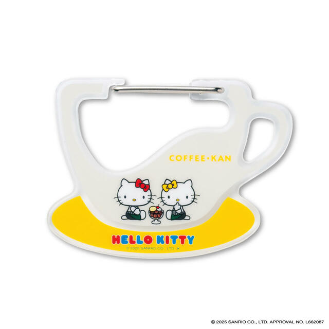 【ハローキティ×珈琲館 ハッピーバッグ2026】プレゼントキャンペーン／ハローミミィや友達のタイニーチャムも描かれています♪