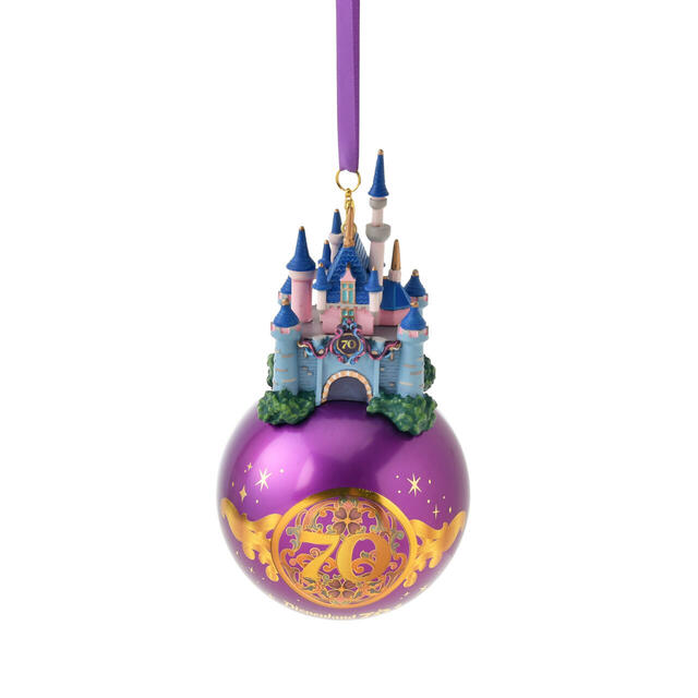 オーナメント 城 DISNEYLAND RESORT 70TH CELEBRATION 3,300円