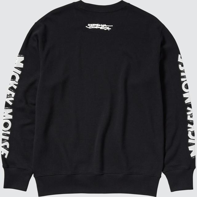 モノクローム ミッキーマウス アート バイ ジョシュア・ヴィーダス スウェットシャツ（長袖）