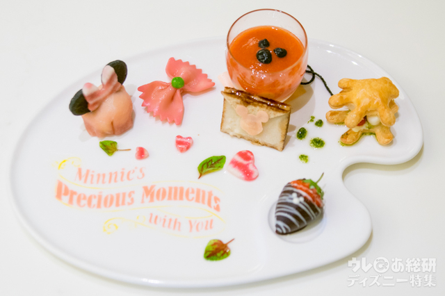 “ミニーのプレシャスモーメント・ウィズ・ユー”スペシャルプレート 1,500円｜東京ディズニーランドホテル「シャーウッドガーデン・レストラン」