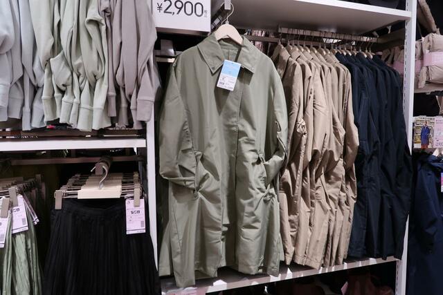 「Workman Colors」イグジットメルサ銀座店/レディースシーンレスオーバーステンコート2,900円