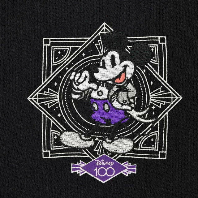 ディズニーキャラクター パーカー ブラック The Disney100 Platinum Celebration Collection 12,100円