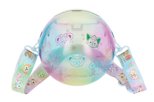 ポップコーン、バケット付き 2,600円|東京ディズニーシー「ダッフィー&フレンズ20周年:カラフルハピネス」スペシャルメニュー|販売店舗:ポップコーンワゴン|販売開始:2025年4月8日(火)