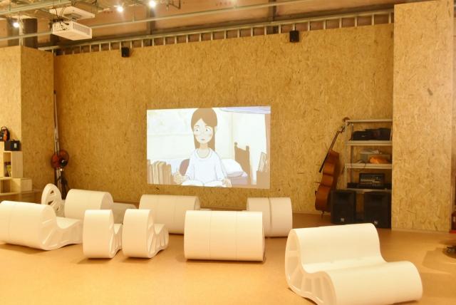 多摩美術大学の学生によるアニメーションを上映